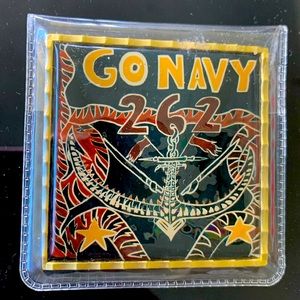 Go NAVY Square Challenge Coin